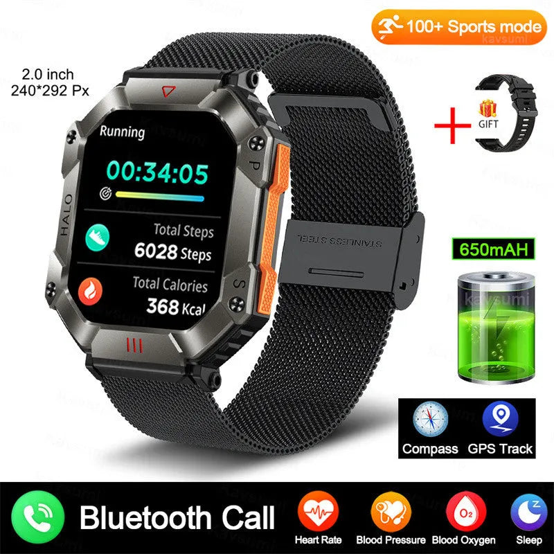 Women's Android GPS smart watch with Bluetooth calling and multiple strap options including black, gold, and leather styles
