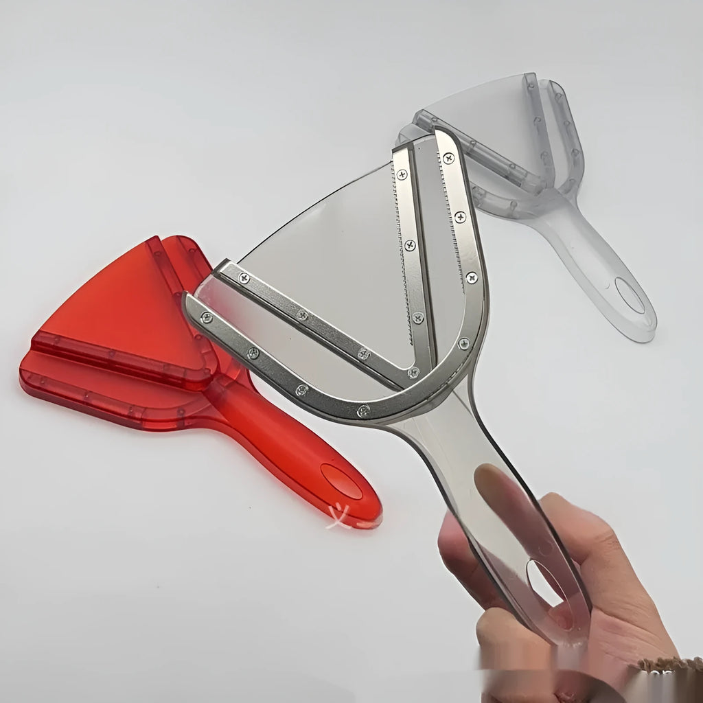 Adjustable telescopic bottle and can opener in red, transparent, or grey colour
