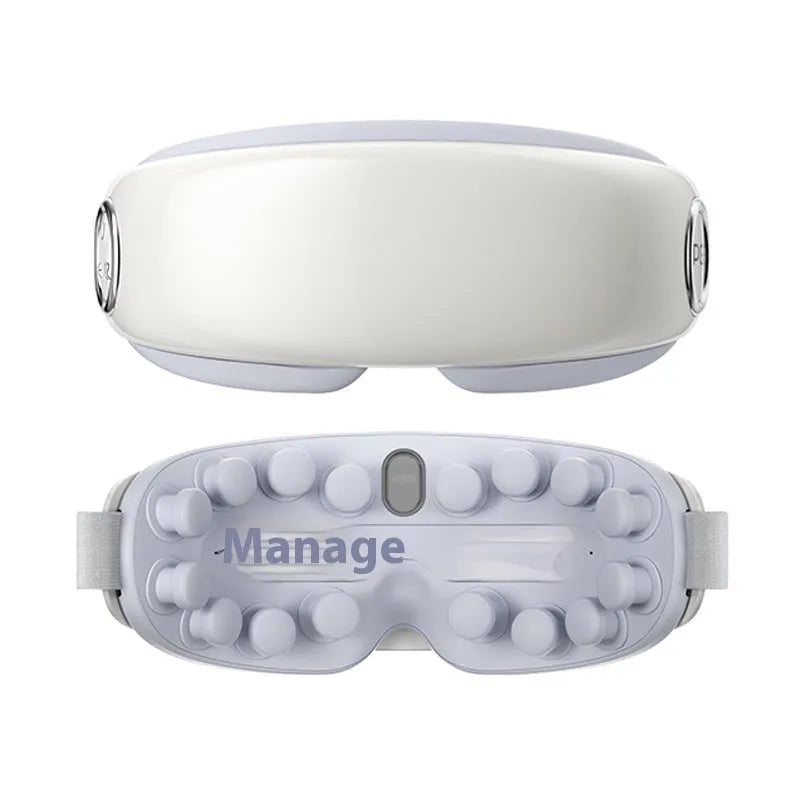 Purplish gray Bluetooth rechargeable eye hot compress and steam moisturising instrument.