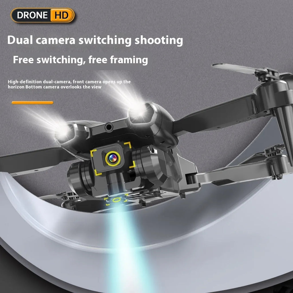 S138 professional UAV drone with folding carbon fibre design showing obstacle avoidance sensors and camera mounting