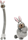 Brown plush dog toy with crinkle sounds and foldable design for interactive play