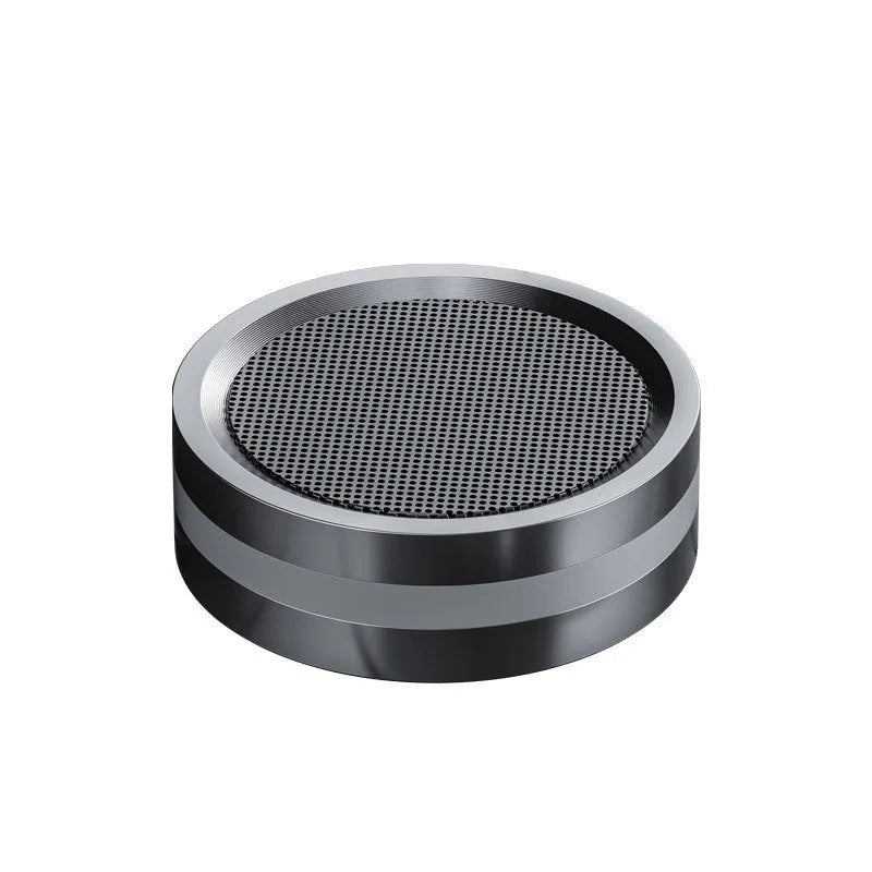 Portable wireless Bluetooth speaker with 80 x 36 mm ABS body, two speakers, black or white, USB power