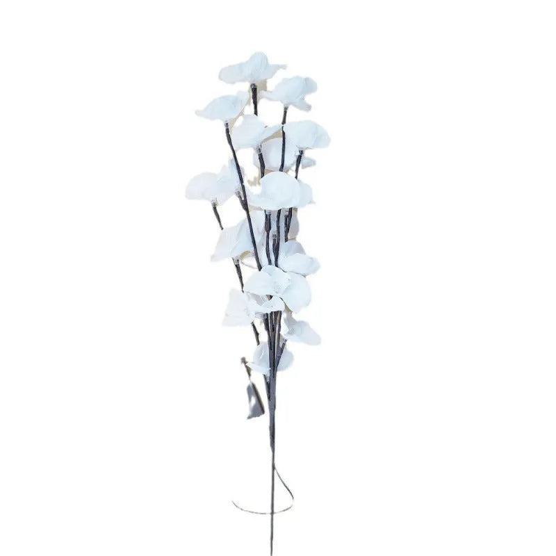 65 cm long LED phalaenopsis orchid branch decorative light with warm white illumination