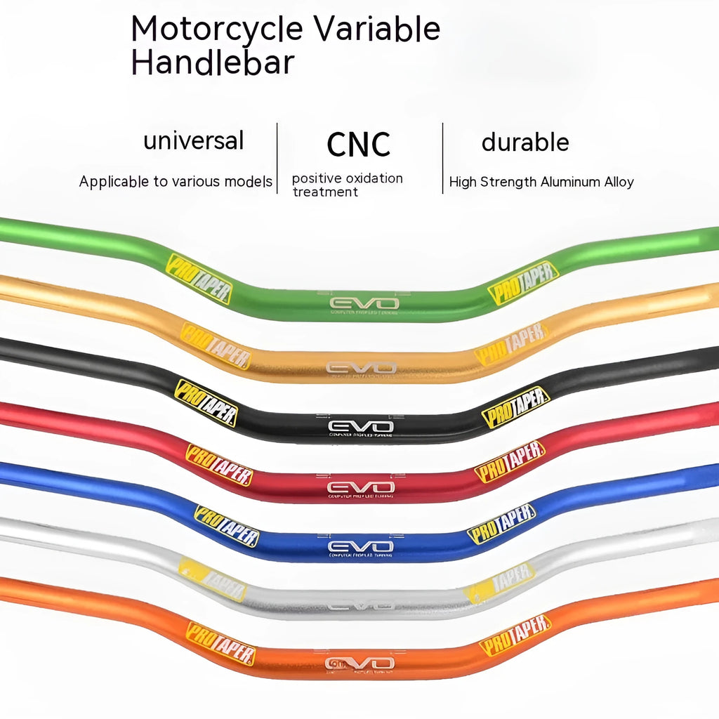 Orange aluminium alloy scrambling motorcycle handlebar 80x10cm dimensions