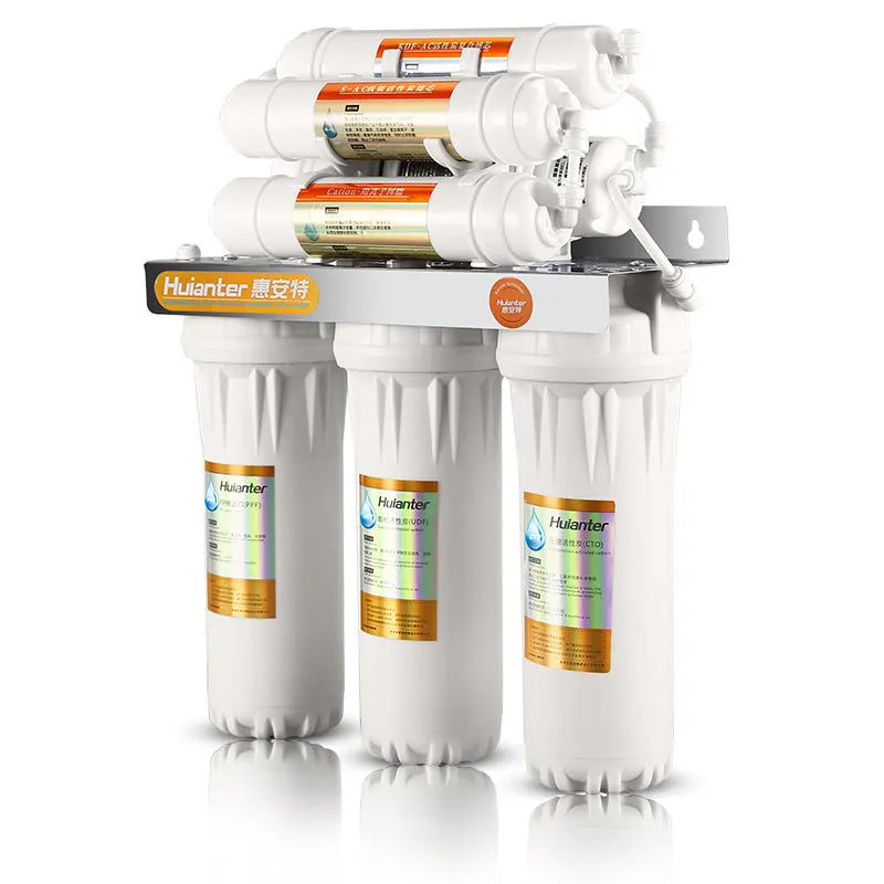 White plastic water filter cartridge for direct drinking tap water purification system replacement