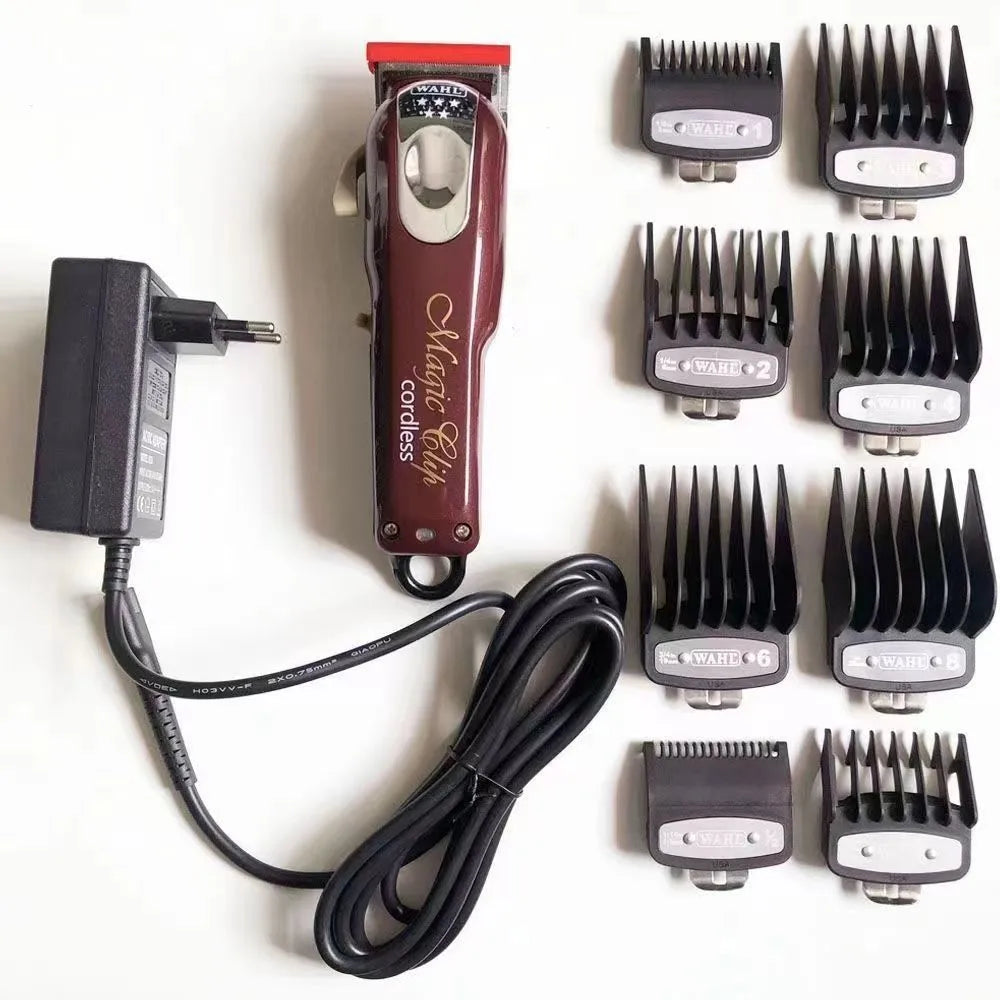 Hair clipper and charging stand with stainless steel cutter head for home use