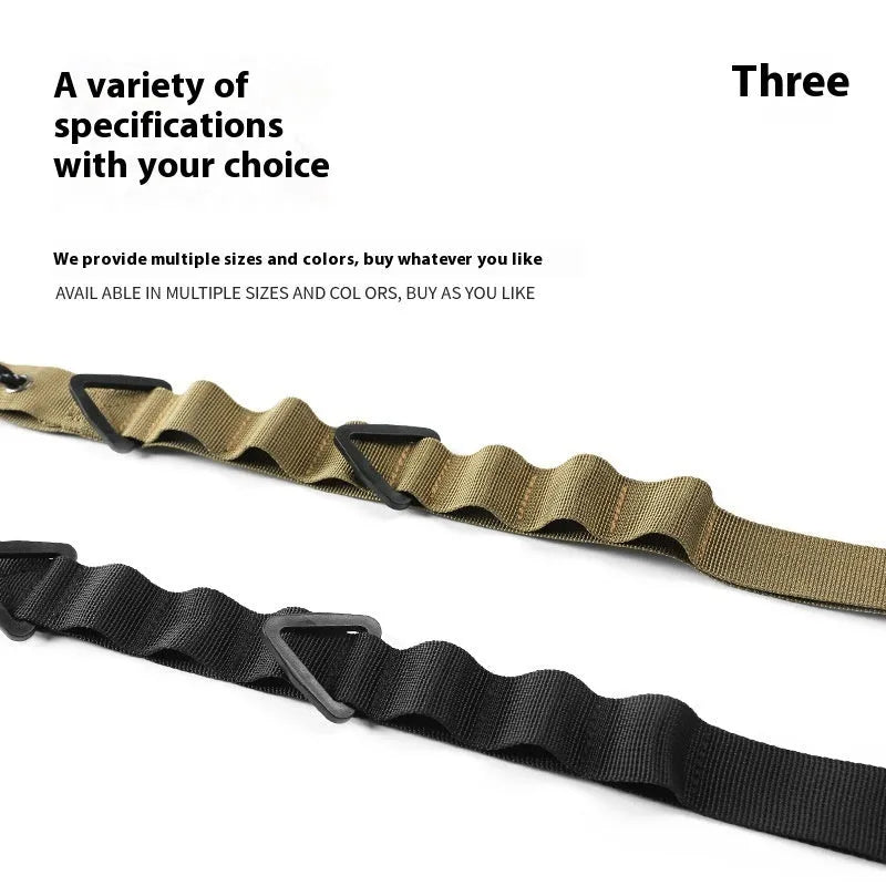 130cm hanging rope clothesline storage belt in black or khaki colour with adjustable clasp closure