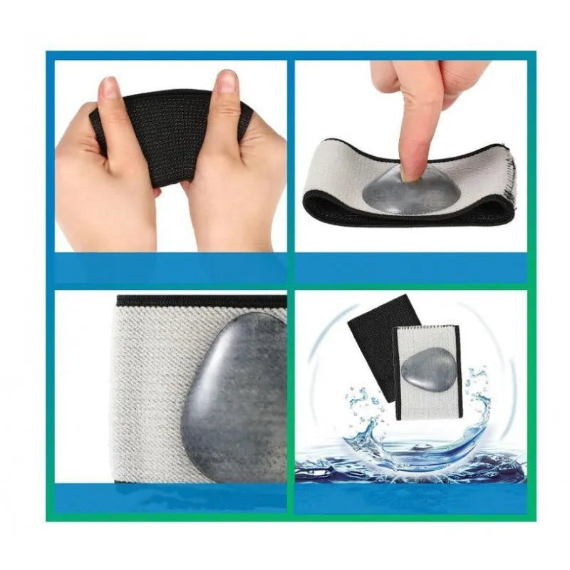 Elastic arch support foot bandage in heart-style and ordinary designs with PU construction