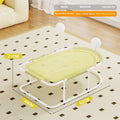 Large grey fabric cat kennel with breathable design and removable cover