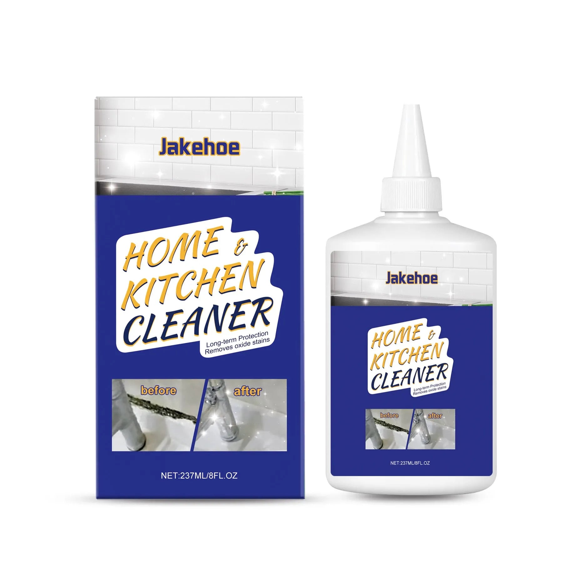 237ml household decontamination gel cleaner bottle for kitchen and bathroom surfaces