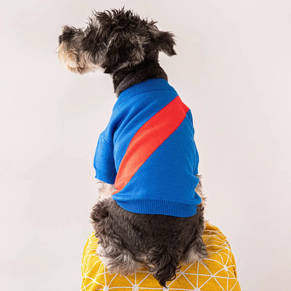 Wool casual dog sweater for Corgis and Poodles in various colours and sizes
