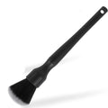Black PP handle car detailing brush with ultra-soft pig hair bristles in large and small sizes.
