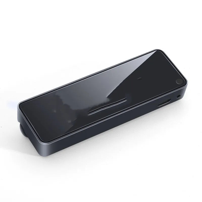 Black car air outlet perfume deodorant with LED lighting mounted in vehicle vent