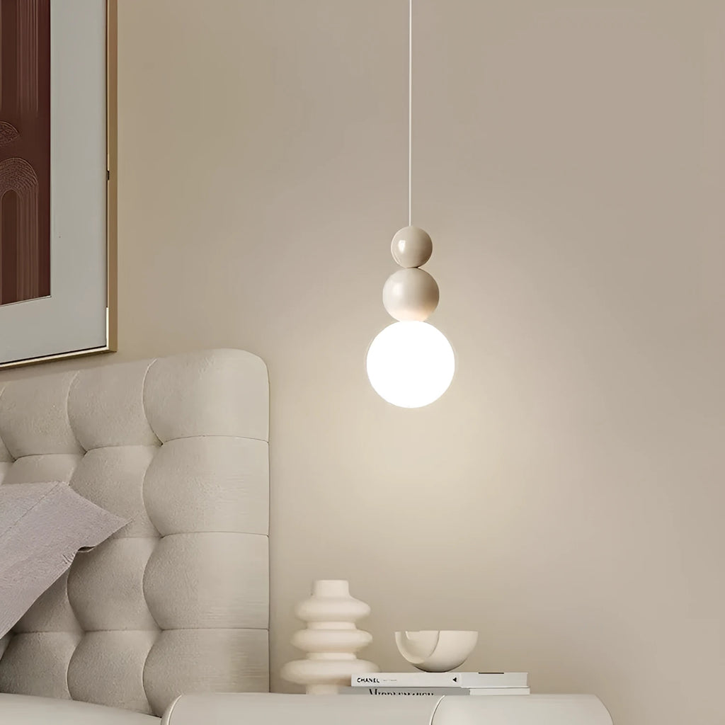 Nordic pendant light for bedside or dining room, chrome, red coffee or milk brown, 2 or 3 heads, 220V
