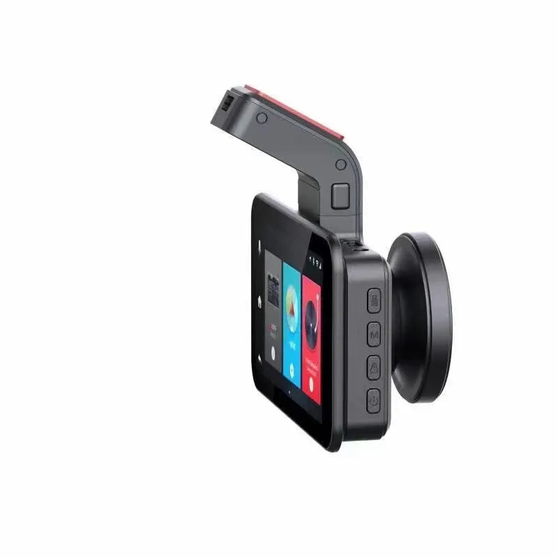 3-inch car DVR camera with dual lens system for front and rear vehicle recording