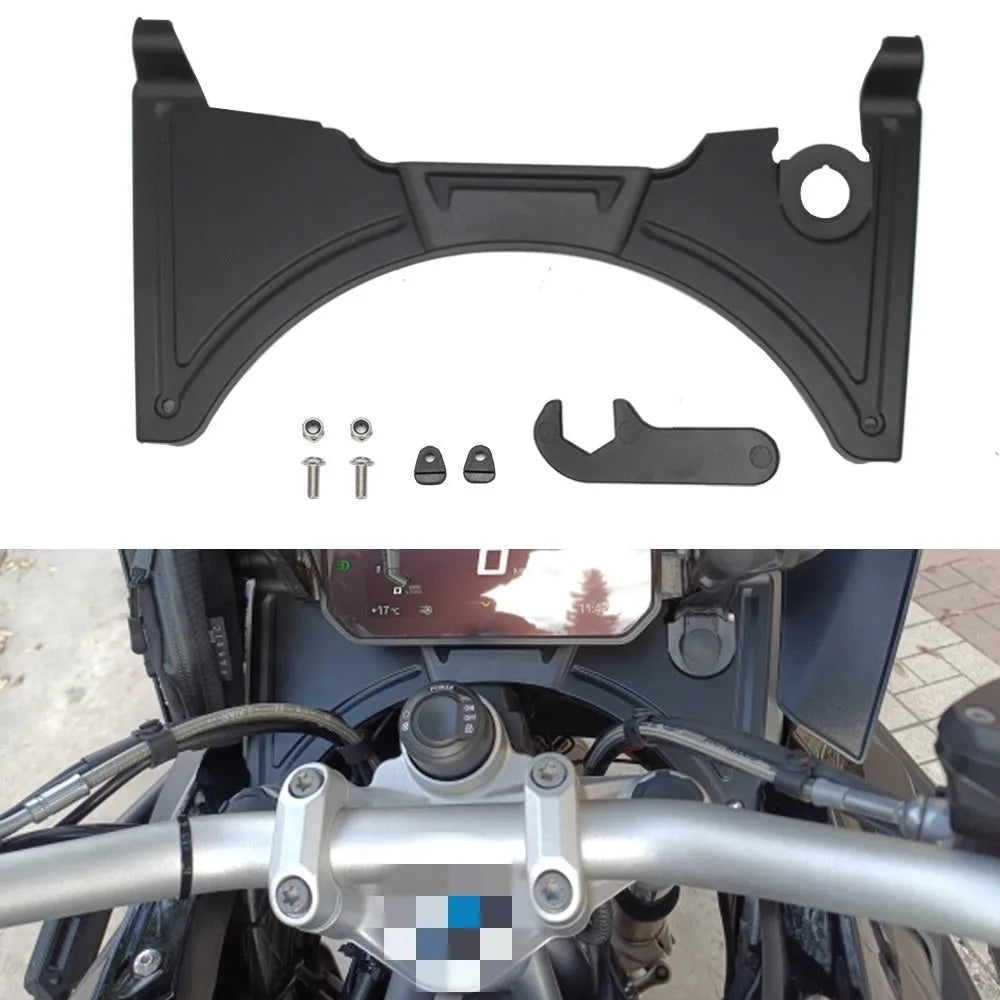Black cockpit motorcycle bodywork fairing for BMW R1250GS and R1200GS LC Adventure models