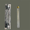 Industrial retro wall lamp in iron with a flute design, shown in one of four colour finishes.