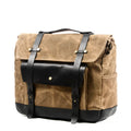Camel Bag Knight retro cotton messenger bag for motorcycle helmets in Army Green