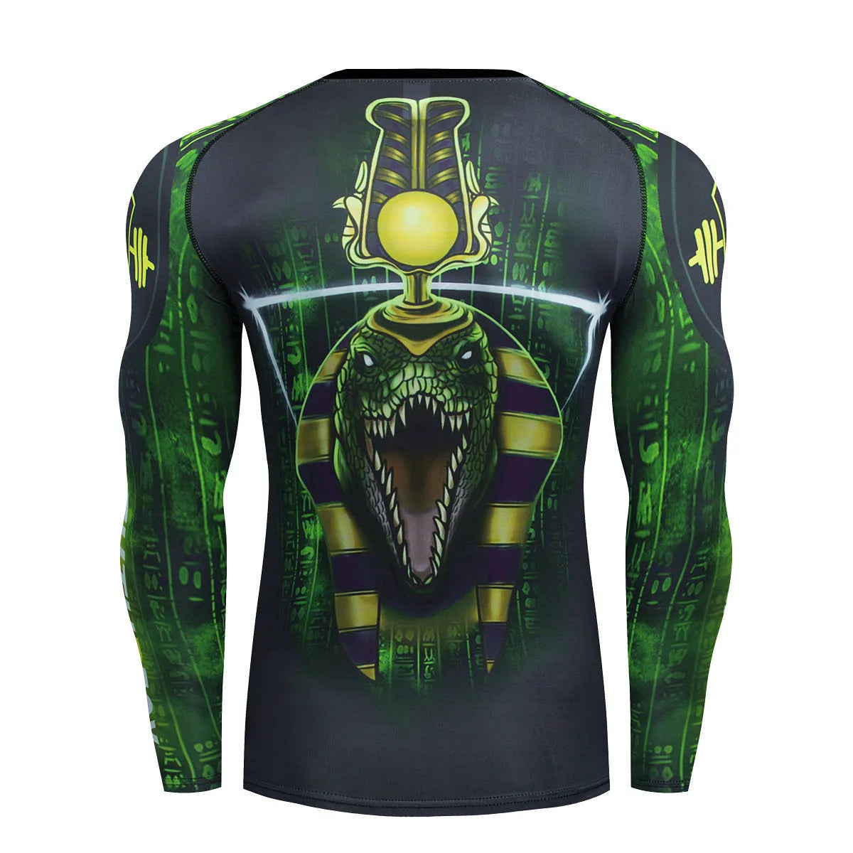 Men's slim-fit ZF016 pattern stretch sports suit with long sleeve top and trousers for running and fitness.