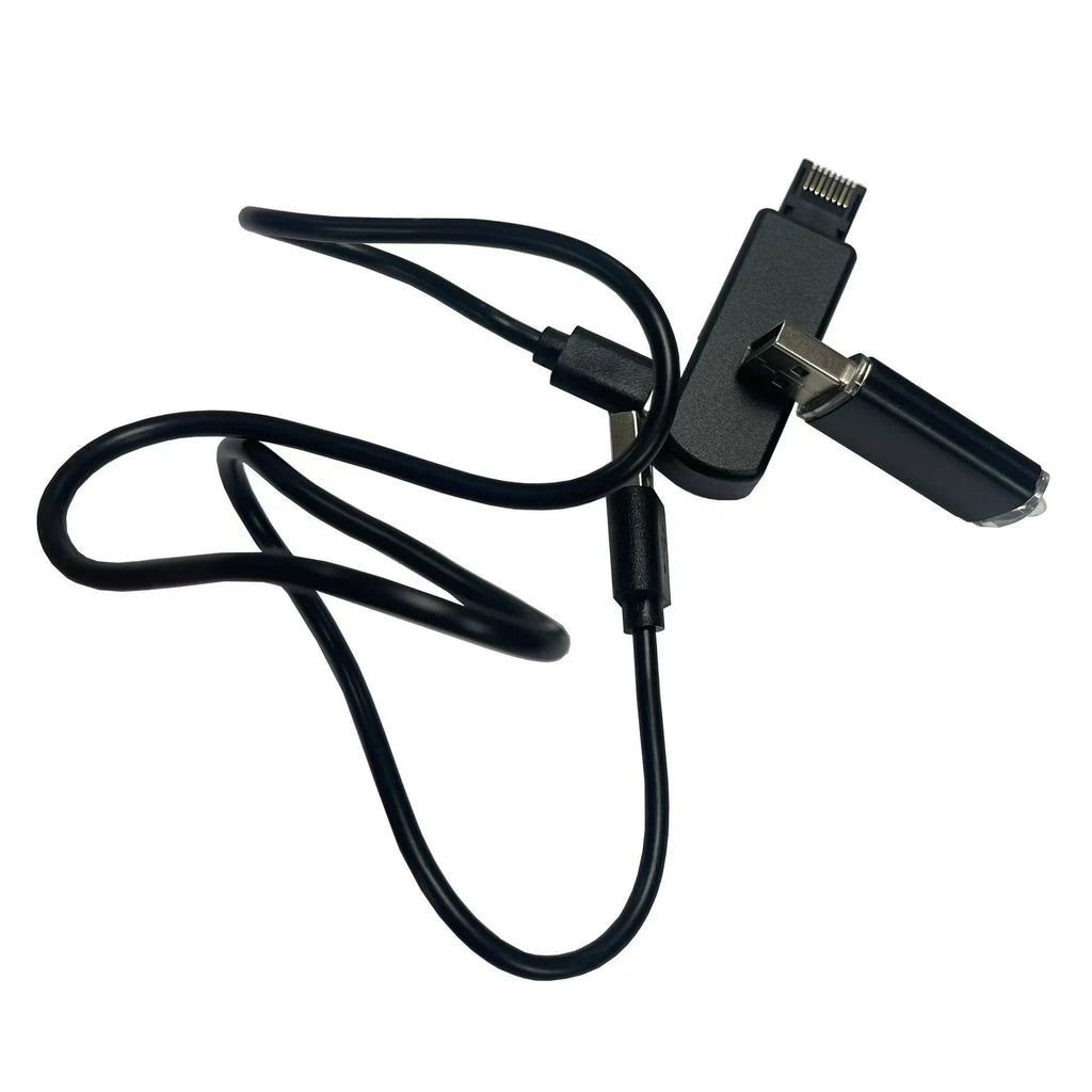 Black PS5 JB Tool USB adapter for system firmware switching with Ethernet port