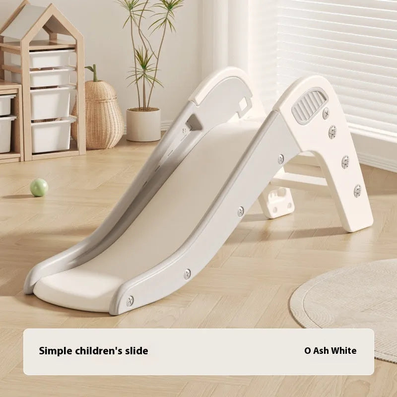 Small plastic baby slide for children under 3 years old in blue, yellow, brown or grey colours