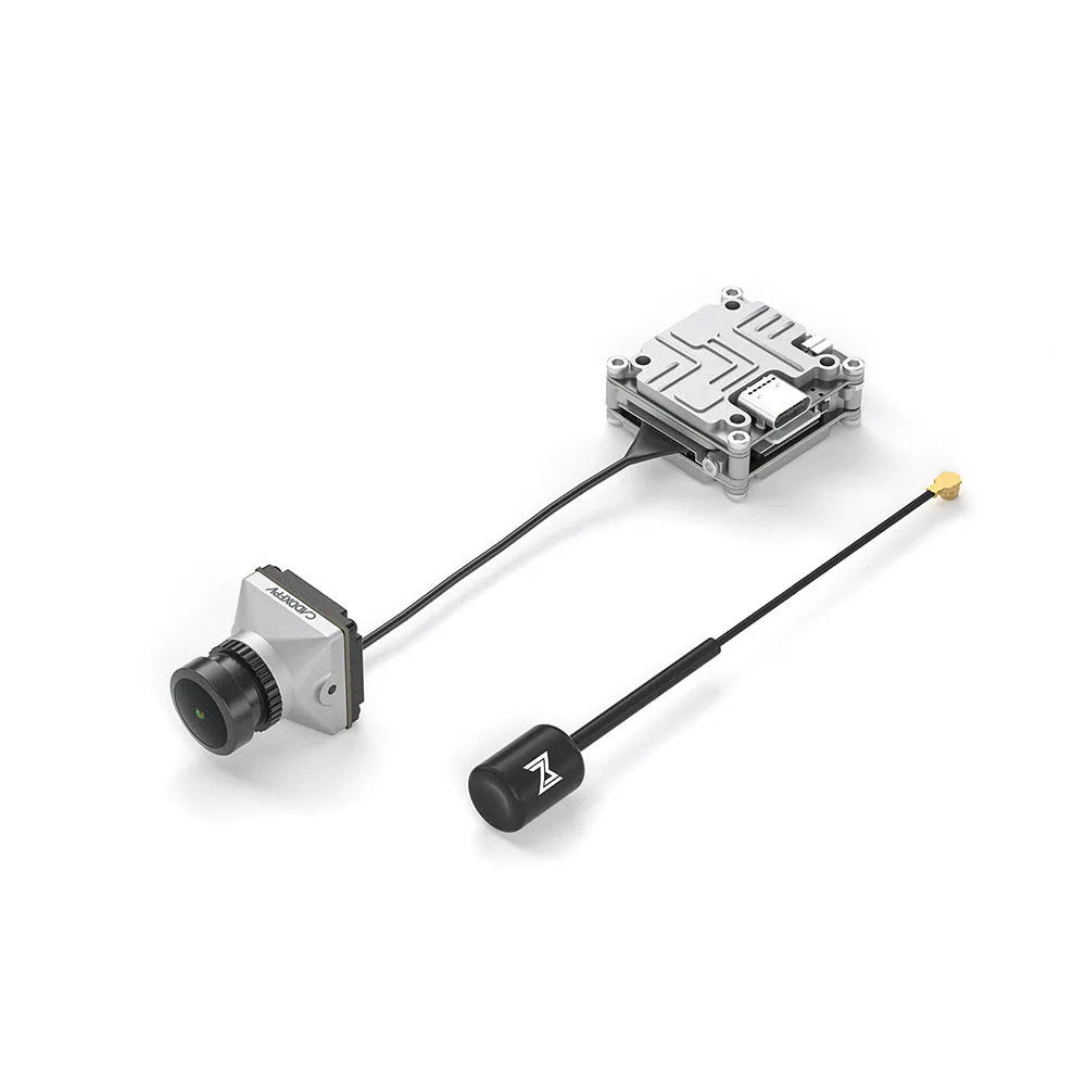 Silver Caddx ADAPTS DJI FPV digital image transmission machine with Polar Vista kit components