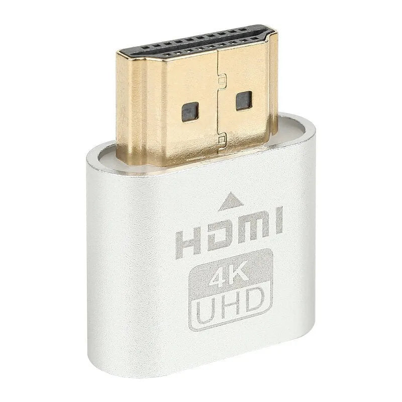 Virtual graphics card HDMI fake load adapter with 26.5mm wireless design in multiple finish options