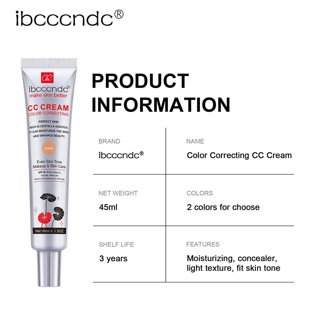 Erborian Centella Asiatica CC Cream tube with colour-adjusting formula for natural coverage