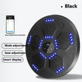 Smart music boxing machine wall target in black, grey, and orange colour options with hanging mount