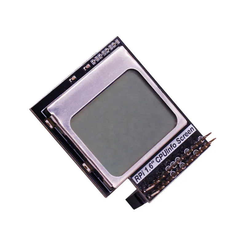 Raspberry Pi 1.6 inch LCD display module with backlight switch for CPU monitoring