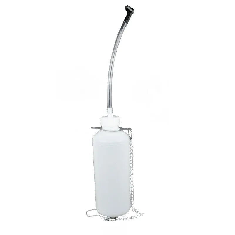 Steel pneumatic brake fluid replacement machine with 10 litre tank, pressure gauge and regulator controls