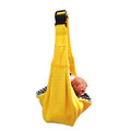 Folding cat messenger backpack in a large capacity breathable design for pet transport.