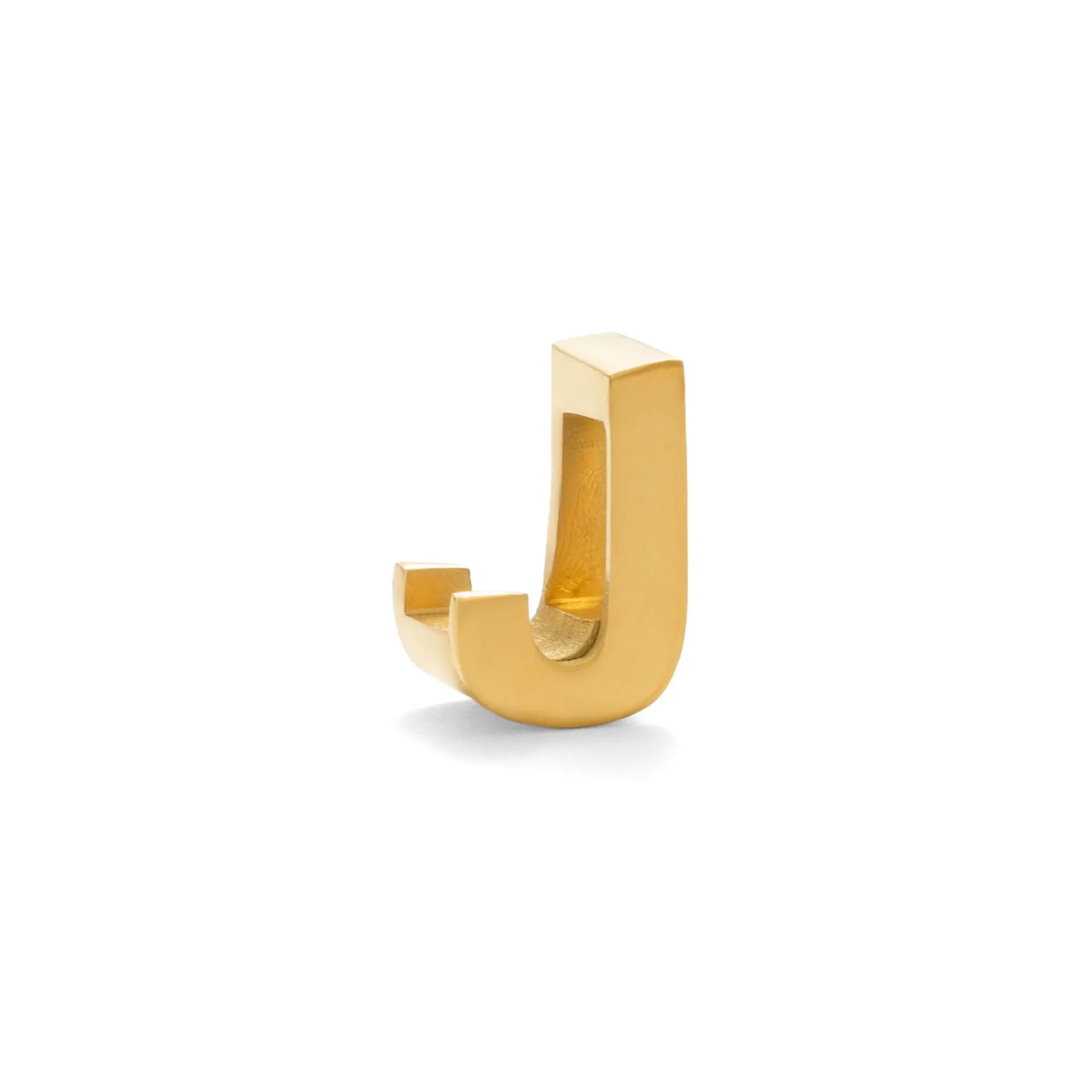 A gold and a silver titanium steel necklace with letter and number pendants on a 40.5cm chain.