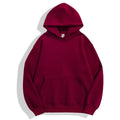 Women's cotton polar fleece drop-shoulder hoodie in loose pullover fit, available in nine colours and sizes XS to 5XL