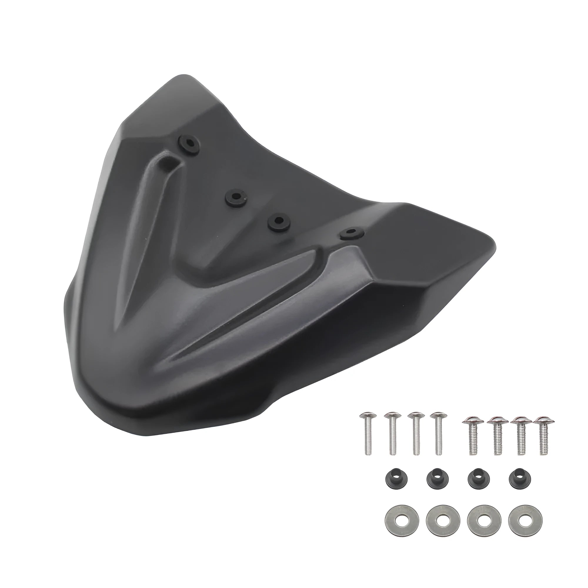 Black ABS fixed wind front wing body for KTM 390 and 790 Adventure ADV 2019-2021 motorcycles