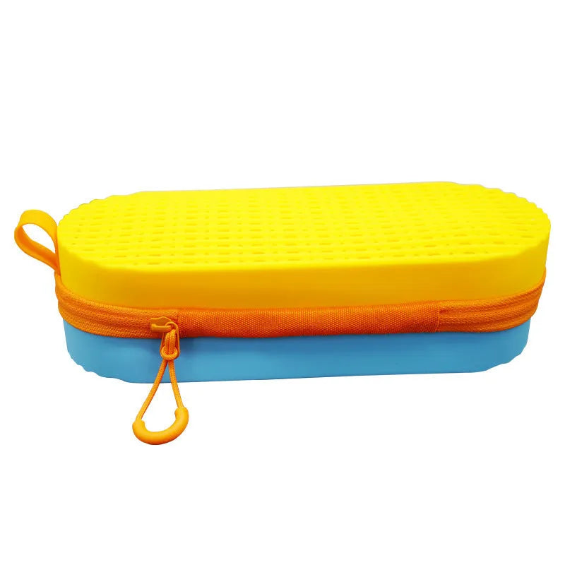 Silicone glasses case in multiple colours measuring 200mm by 80mm by 50mm with long hand style