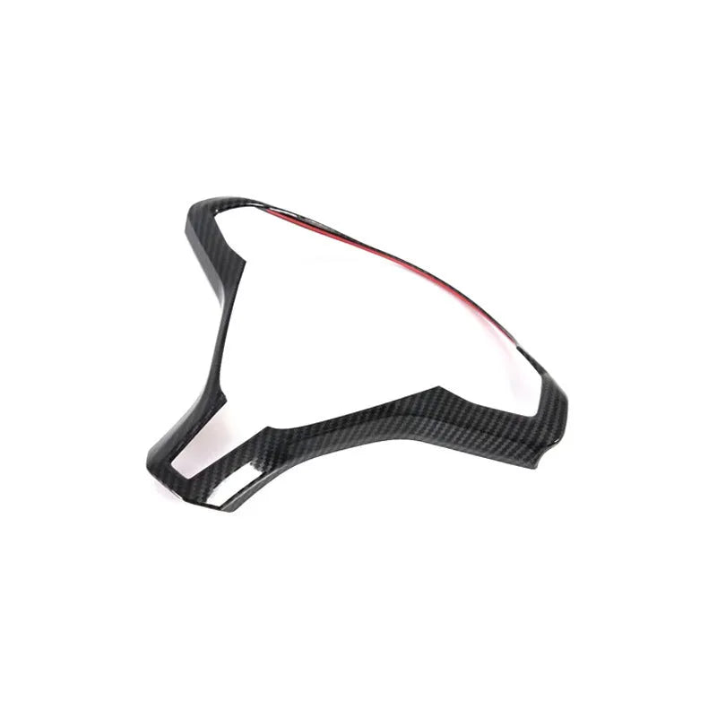 Tesla Model S steering wheel decorative trim strip in carbon fibre colour
