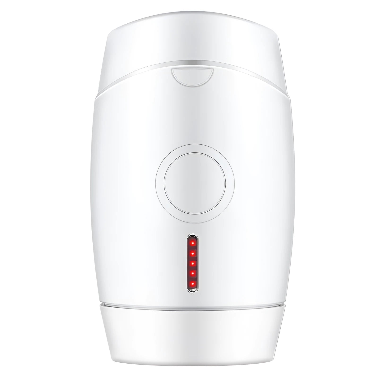 White home laser hair removal instrument with 5 energy gear settings and compact handheld design