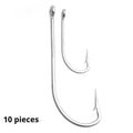 Alloy sea fishing hooks for weever, snakehead and seahorse fishing in multiple specification styles