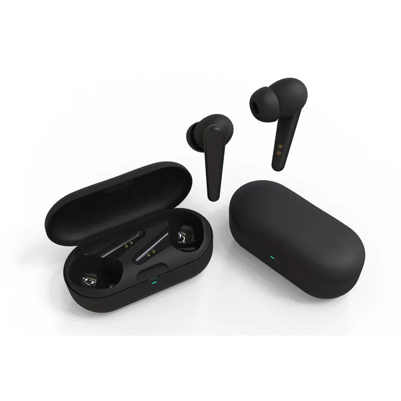 Active noise cancellation wireless headphones in five colour options with earplug design