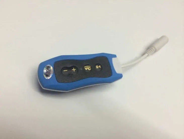 Compact waterproof Bluetooth MP3 headset for sports in multiple colours.