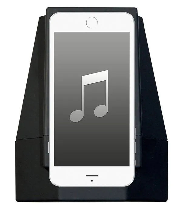 Black portable speaker with USB and 3.5mm jack, 3W output, built-in battery, 122x100x100mm plastic shell