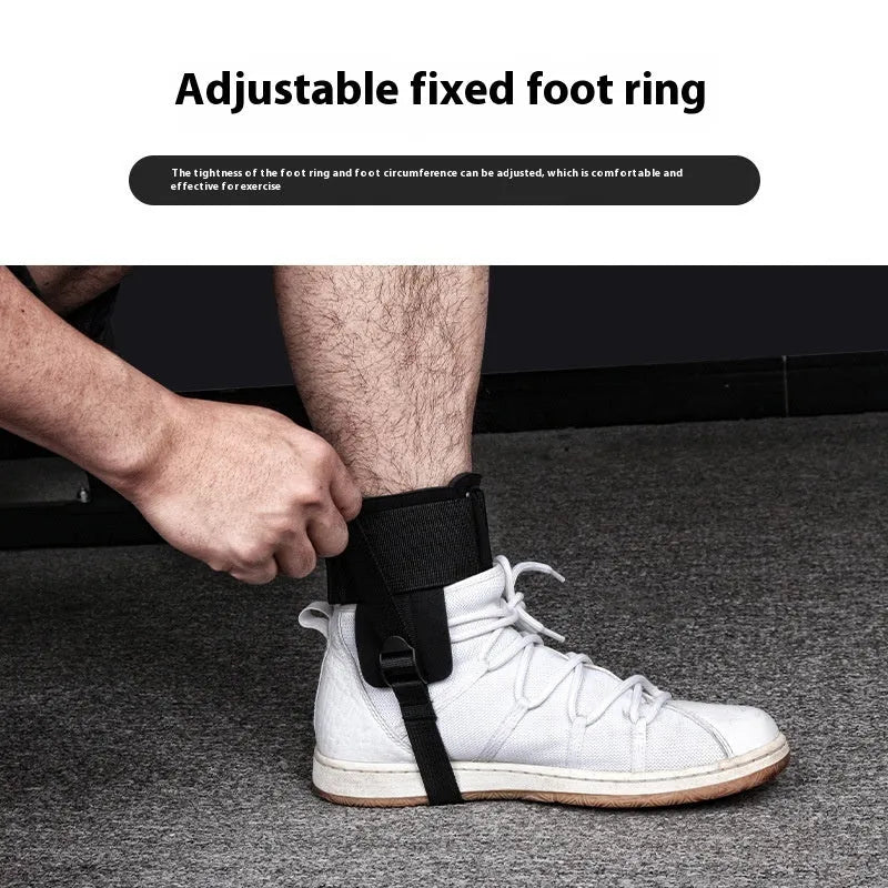 Fitness bounce chest expander elastic resistance band with colour-coded sleeves indicating 100-300 pound resistance levels