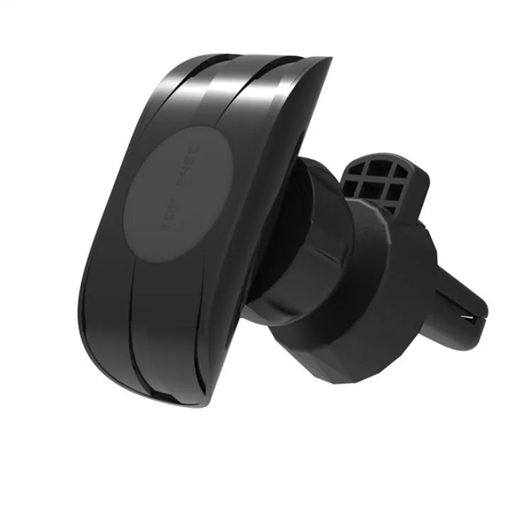 Glory black car phone holder mounted on a vehicle air vent holding a smartphone