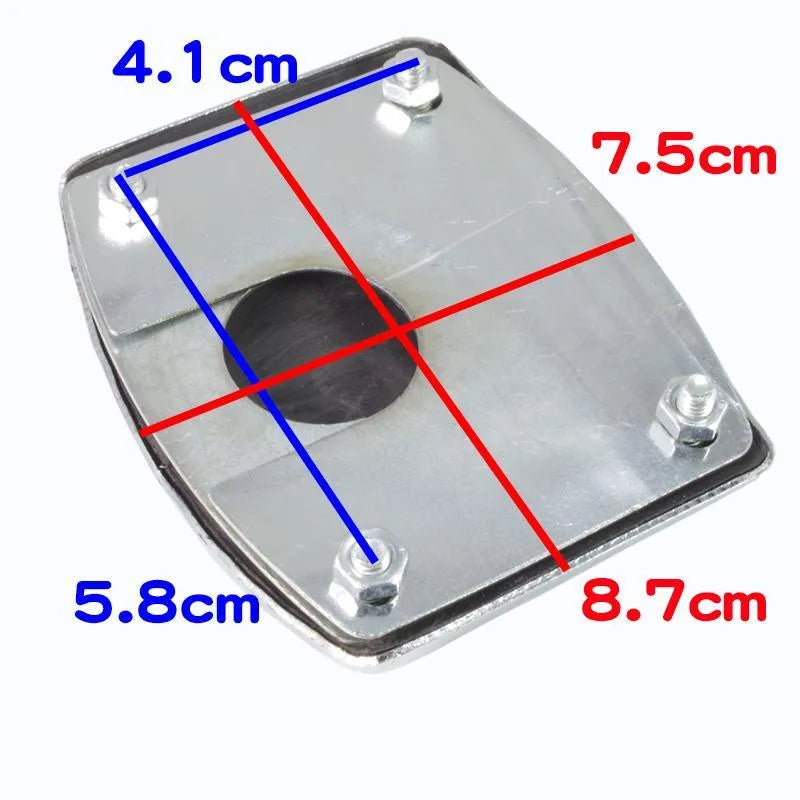 Metal motorcycle brake pedal skid plate footplate accessory