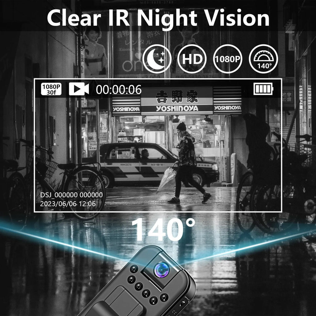 L7 HD video recorder with wifi and infrared night vision for home and conference use