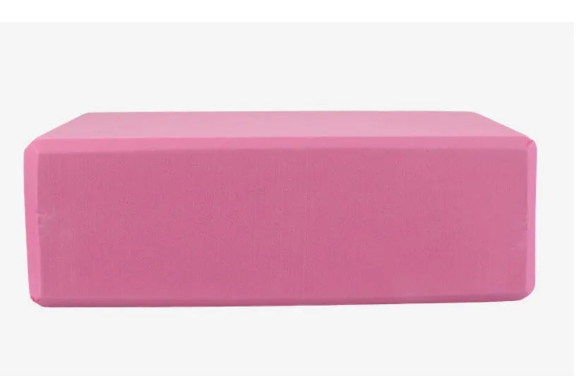 EVA yoga brick 23x15x7.5cm, non-slip yoga mat 183x61x0.6cm and cotton stretching strap 183cm set