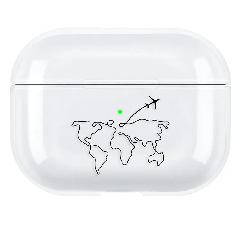 AirPods Pro 3 protective shell back cover in PC material with solid colour design