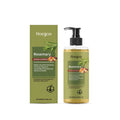500 ml bottle of rosemary extract shampoo with Platthana oil on a bathroom shelf.