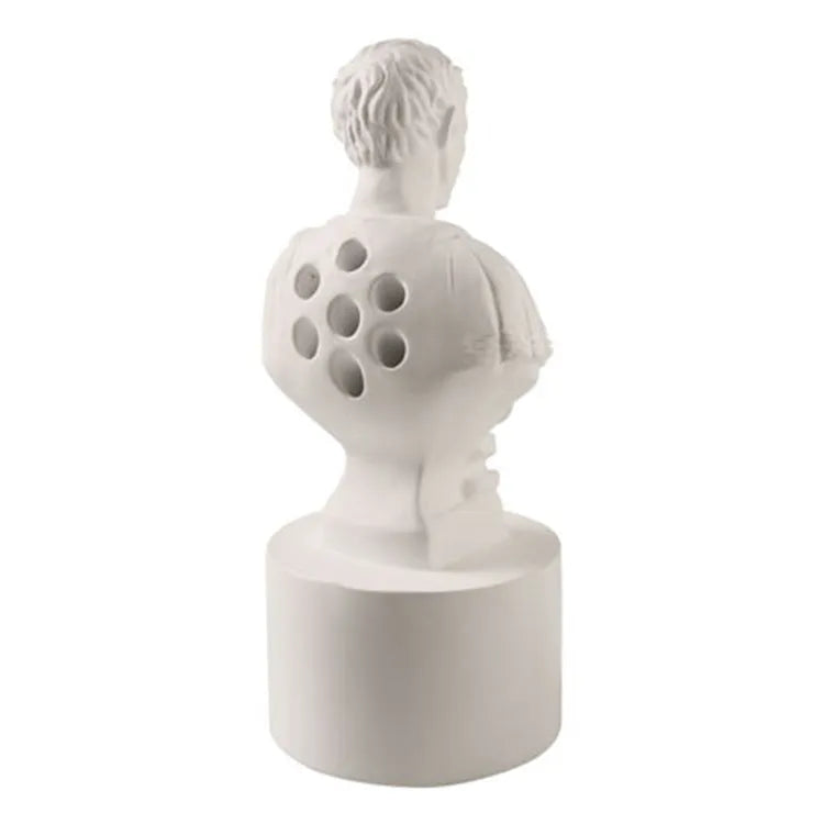 White American character pen holder made from synthetic resin for desk organisation